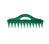 Perforadora de agujeros de siembra para plantar vegetales, excavadora de suelo de jardín de pirámide hexagonal y herramienta de excavación, mano ergonómica con diseño de espaciado eficiente