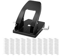 Perforadora De Agujeros Para Carpeta | Máquina De Encuadernación Con 100 Púas - Perforadora Manual De Papel Para Carpetas De Archivo | Para Hogar, Oficina, Álbum De Recortes, Manualidades, Trabajo, Do