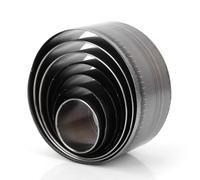 Perforadora de cuero de 7 piezas, herramienta de perforación artesanal de cuero de acero con alto contenido de carbono, perforadora circular, troquel para tratamiento, manualidades