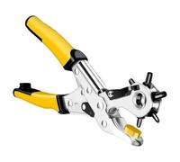 Perforadora de cuero, herramienta para perforar cinturón | Alicates perforadores de agujeros de varios tamaños - Herramientas perforadoras ergonómicas, profesionales, que ahorran mano de obra para cor