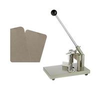 Perforadora de esquina de metal comercial resistente con troqueles R4 mm, R6 mm, R10 mm, máquina redondeadora de esquinas manual de escritorio para oficina y negocios, grosor máximo de corte de 30 mm