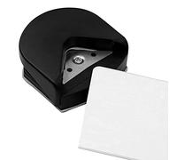 Perforadora de esquina redondeada, herramienta de corte de esquina de 4 mm, color negro, mini portátil para esquinas redondeadas, cortador de esquina redonda de 4 mm para tarjetas de fotos