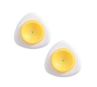 Perforadora de Huevos,2 PCS Batidor de Huevos con Bloqueo de Seguridad Huevo Separador Perforadora en Forma de Huevo Taladro de huevo Pico Huevo Pinchador de Huevos para Huevos Hervidos