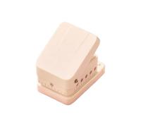 Perforadora de papel ajustable 3 en 1, ABS, 8 x 6 x 6,8 cm, 200 g, agujero de 5 mm, 3 agujeros de 5 agujeros para carpetas sueltas, herramienta portátil para encuadernación manual de oficina