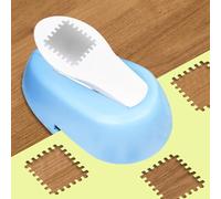 Perforadora de papel cuadrada, multifuncional para bordes de sellos, para manualidades de papel, álbumes de recortes, fabricación de tarjetas, vacaciones, Año Nuevo, fiesta escolar