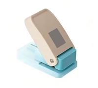 Perforadora de papel cuadrada, pequeña perforadora de metal y plástico, para manualidades, papel de arcilla, papel de scrapbooking o papel de decoupage