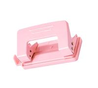 Perforadora de papel de color sólido de 2 agujeros, capacidad de 1 a 10 hojas, máquina perforadora manual para oficina, escuela, perforadora manual de papel, agujero de escritorio