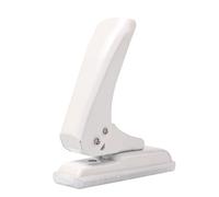 Perforadora de papel de un solo agujero con asa, portátil, de largo alcance, perforadora de papel redonda, máquina manual
