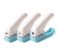 Perforadora De Papel: Dispositivo De Perforación De 6 Mm, Herramienta De Corte Para Manualidades De Precisión, Perforadora De Prensa Manual Duradera, Material De Oficina De Agarre Cómodo | Para Álbume