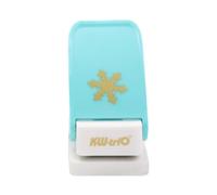 Perforadora de Papel Portátil para Manualidades - Herramienta Manual para Cuadernos, Tarjetas, Marcapáginas- Copos De Nieve