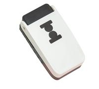 Perforadora de pestañas redondas, perforadora de carpetas portátil, separador de hojas sueltas