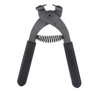 Perforadora de Piel Profesional, 4 mm, 2 Dientes, Acero al Carbono, 17 cm, para Artesanía en Cuero y Manualidades