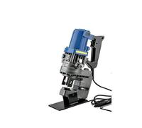 Perforadora de prensa hidráulica eléctrica portátil, punzonadora de corte de 2200W for perforar placa de aluminio y hierro en ángulo de acero(Type C)
