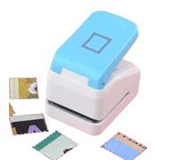 Perforadora de sellos postales: cortador de franqueo cuadrado, perforadora con forma de sello artístico, cortador de papel, herramienta para manualidades, accesorio para hacer tarjetas de álbumes de
