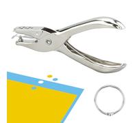 Perforadora De Un Solo Orificio Manual - Punzón De Papel 1 Agujero 3mm Para Oficina, Escuela, Tarjetas Artesanal