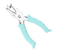 Perforadora de un Solo Orificio,Perforadora de Papel de un Solo 6mm Agujero Manual y Portátil para Oficina Etiquetas y Cuero Pequeña y Práctica Herramienta de Troquelado de Papel en Plástico