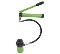 Perforadora hidráulica de 80 kN con 1/2", 3/4", 1-1/4", 1-1/4", 1-1/2", 2", apertura 22,5 mm-61,5 mm, bomba de mano de acero, herramienta de perforación de cilindro, bomba hidráulica manual (verde)