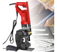 Perforadora Hidráulica Eléctrica, Herramienta de perforación for perforar agujeros de metal de 10 toneladas for placas de aluminio, hierro, cobre, ángulos de acero y canales de acero(Anglesteel)