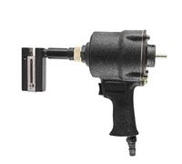 Perforadora Hidráulica Eléctrica, Perforadora neumática de metal de 3,2-13 mm, márgenes ajustables, cabezal de abrazadera con rotación de 360°, for puertas y ventanas, fábrica(10MM)