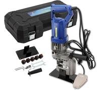 Perforadora hidráulica eléctrica, punzonadora de metal de 1400 W con matriz Φ1/4" 3/8" 1/2" 11/16" 4/5", para acero, hierro, aluminio, cobre, acero en ángulo