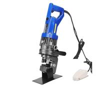 Perforadora hidráulica práctica eléctrica de JP-20 for perforar 6mm de espesor en acero, acero angular, hierro, juego de placas de aluminio(Black MHP-20-5 50mm)