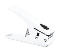 Perforadora Multifuncional para Pas de Guitarra, Material Plstico Metlico de Tamao Ajustable para Guitarristas de Todos los Niveles (WHITE