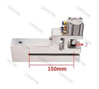 Perforadora neumática de bolsas plástico con orificios redondos 2-10 mm y ancho paso 150 for embalaje película PP PE Para bricolaje(2mm)