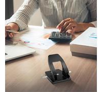 Perforadora Para Carpeta,Encuadernadora de 2 Agujeros Resistente | Perforadora Manual De Papel Para Carpetas De Archivo,Para Hogar, Oficina, Álbum De Recortes, Manualidades, Trabajo, Documentos, Cuade