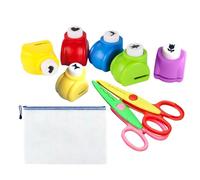 Perforadora para formas | Set para gofrado de agujeros | Perforadora de forma artística - para tarjetas de felicitación, escuela de negocios, aula, oficina y manualidades