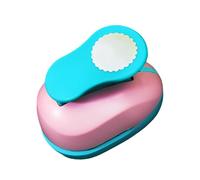 Perforadora portátil resistente para manualidades creativas, herramienta perforadora de agujeros redondos y cuadrados, para Scrapbook Journal Cuaderno de fotos, ticket de proyectos artísticos