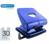 Perforadora Rapesco 827-P Azul 2 Agujeros Capacidad 30 Hojas