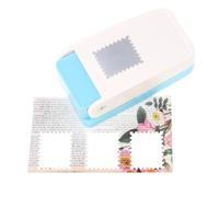 Perforadora Rectangular Para Sellos Postales | Perforadora De Agujeros Cuadrados De 3,17 X 3,81 Cm, Cortador De Sellos Con Palanca Para Manualidades, áLbumes De Recortes, CartóN (3.8 * 3.8cm)