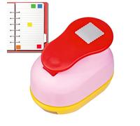 Perforadora, suministros artesanales manuales, herramienta perforadora de agujeros redondos y cuadrados, ideal para tarjetas de scrapbooking o regalo de Navidad, cumpleaños, escuela o hogar