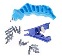 Perforadora y cortador 2 en 1 para instalación rápida e inserción de emisores, fácil instalación de riego