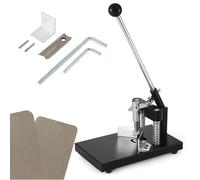 Perforadora y cortadora de esquinas redondeadas, herramienta for cortar papel con 2 troqueles R6 R10, grosor de corte máximo de 30 mm (1,2 pulgadas)