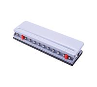 Perforadoras De De 12 Agujeros Perforadora De Discos En Forma De Seta Con Guía De Regla De Posicionamiento Para Encuadernación De Discos Planificador De Cuaderno Perforadora De