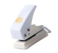Perforadoras de de mano Perforadora de un orificio de 1/4 de pulgada y 6 mm Capacidad de 6 hojas para hacer tarjetas de álbumes de recortes Proyecto escolar Golpe de orificio ergonómico
