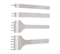 Perforadores de cuero duraderos con bordes afilados para corte preciso en cinturones, carteras, bolsas, herramientas de cuero, acero