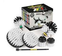 Perforar último kit del cepillo de limpieza automotriz con extensión - Accesorios Camiones - vidrio, tapicería, asientos, Ventana, Interior, Rueda, limpiador de alfombras - Alfombras de coche - girar Pincel - accesorios de la motocicleta