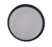 Perforated Pizza Pan - Acero sin tick, Good Thermal Conduction, Removable Bottom Multifunctional Baking | Family Meals, Home Kitchen, Afternoon Tea, Night, Oven, Cooking, Party Supplies