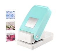 Perforatore Carta Puncher Francobolli Quadrato E Rettangolare | 8x5x3.5cm Perforatore Carta, Crafting Bricolaje, Scrapbooking, Biglietti, Diario, Scuola, Ufficio, Bambini E AdAtlantic