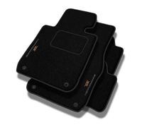 PERFORMANCE Alfombras coche de velour personalizadas adecuado para Mercedes-Benz SLK R170 1996-2004 - Standard, Perforado, cobre -Bordado CNC preciso, ribete perforado de diseño, alfombrillas de coche