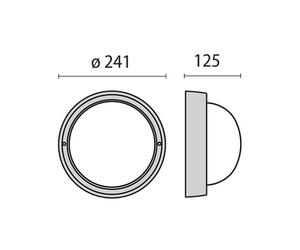 Performance in Lighting Aplique Eko+21 con E27, antracita