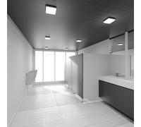 Performance in Lighting Lámpara de techo LED WL210 angular plástico 15W 21x21cm