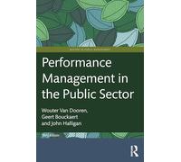 Performance Management in the Public Sector (Routledge Masters in Public Management)