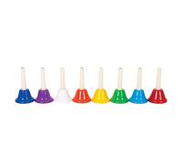 Performance Percussion pp3236 Juego de campanas de mano 8 unidades) Multicolor