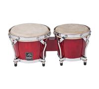 Performance Percussion PP5006 - Bongo con parche natural color rojo