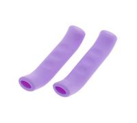 Performance Protection Series | Silicona MTB Anti-Slip Brake Lever Cover Grips Guard 2PCS, Universal Ergonomic for Bicycle Brake Handle Protector Sleeves for Road Bike Fixed Gear (Purple)
