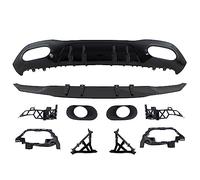 Performance S Difusor trasero negro brillante compatible para Mercedes W177 Hatchback AMG Line en A35 a partir de 2019 > DM Autoteile 2857