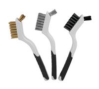 Performance Tool 1513 - Juego de 3 mini cepillos de agarre suave